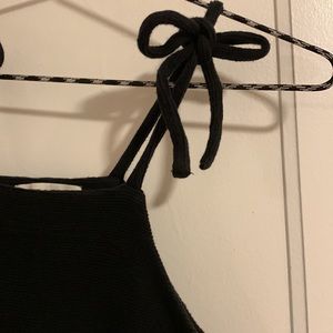 Madewell textured tie strap tank